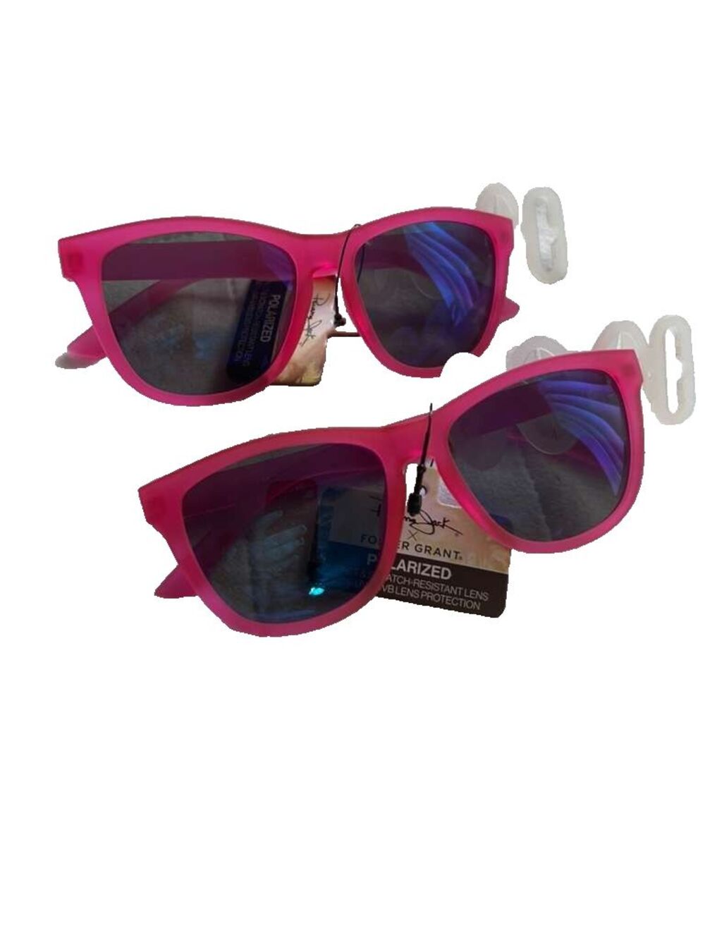 Panama Jack Foster Grant Polarized Sunglasses Pink Way Unisex 2 bundle New